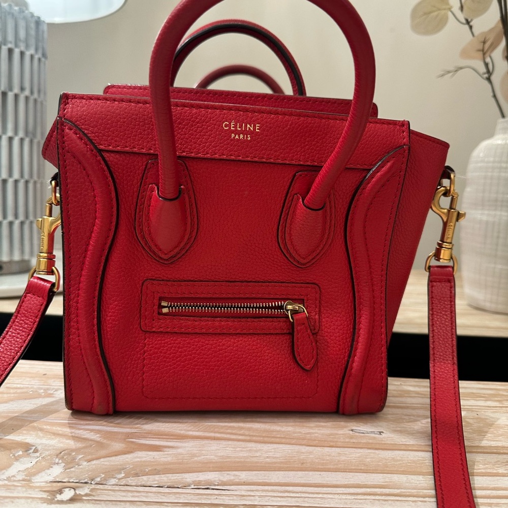 Celine Red Mini Bag